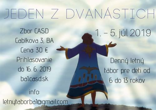 Denný letný tábor 2019 - Cablkova, Bratislava