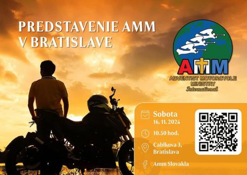 Pozývame vás na AMM Slovakia - Adventist Motorcycle Ministry - 16.11.2024